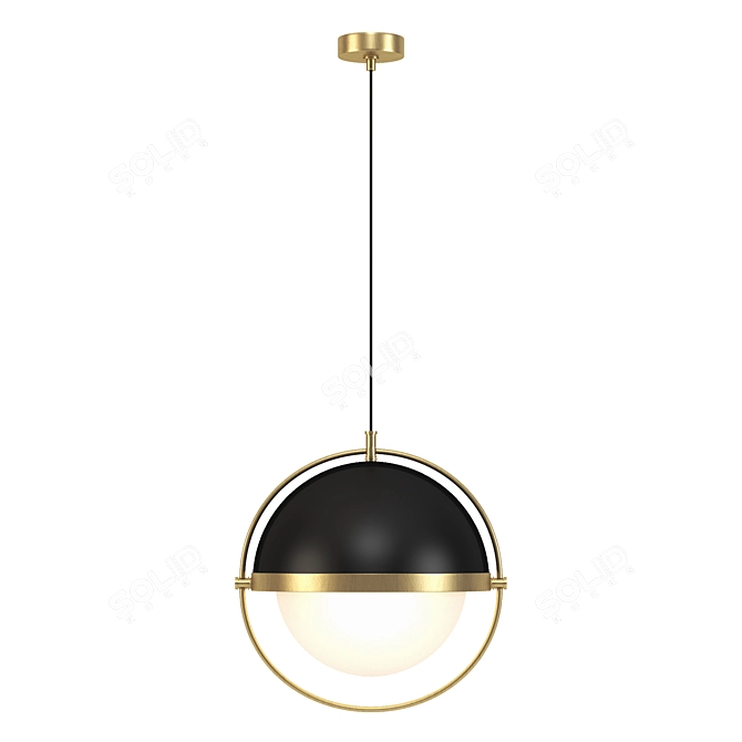 Sleek Pendant Light: Modern Elegance 3D model image 2