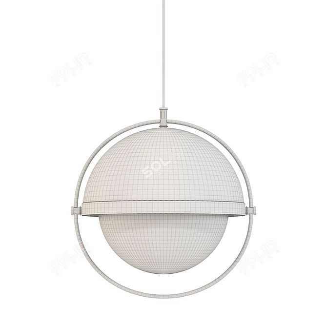 Sleek Pendant Light: Modern Elegance 3D model image 3