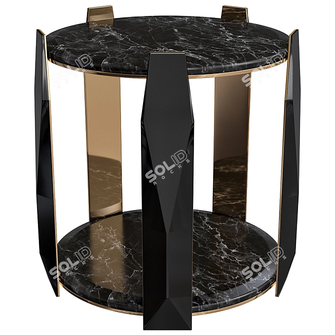 Luxury Empire Side Tables: Imperium Collection 3D model image 2