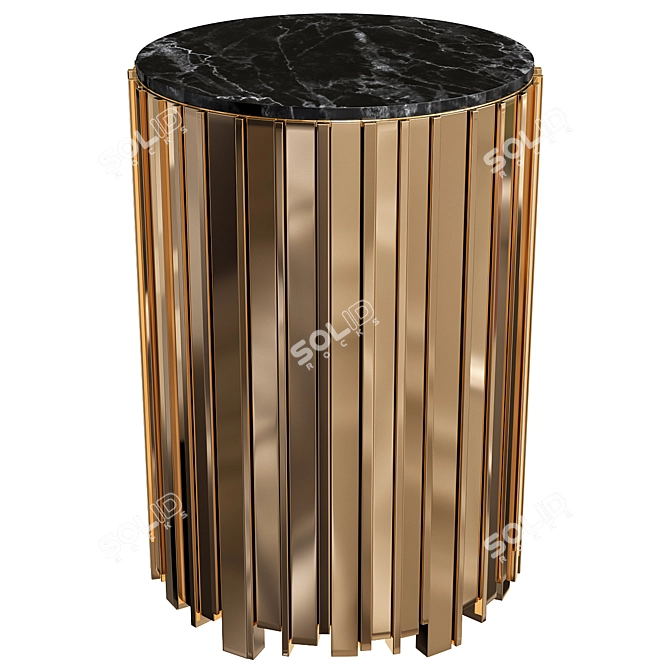 Luxury Empire Side Tables: Imperium Collection 3D model image 3