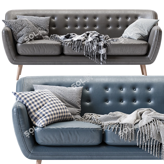 Elegant 2013 Sofa Rain 3D model image 2