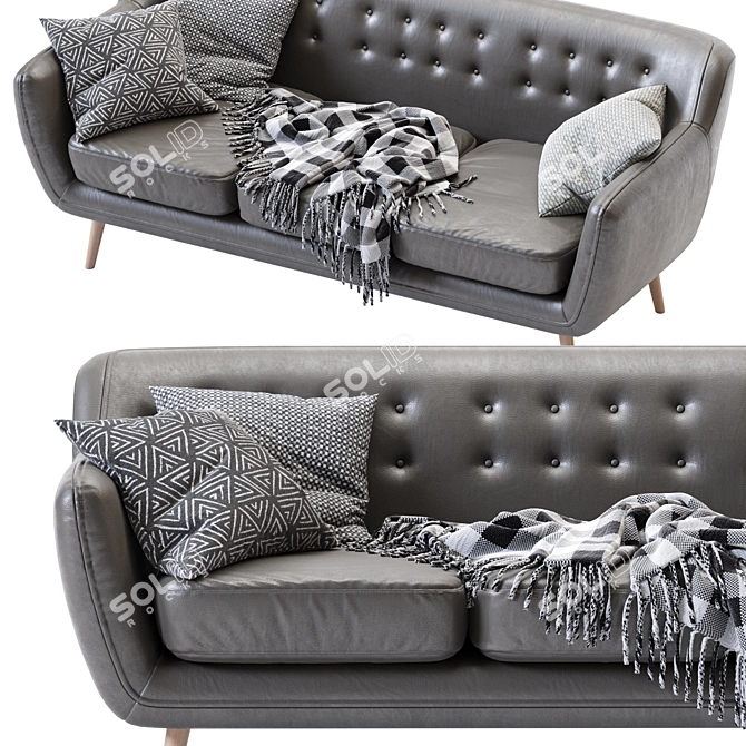 Elegant 2013 Sofa Rain 3D model image 3