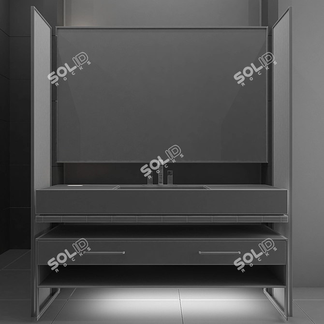 Modern JC Bathroom Furniture 3D model image 3