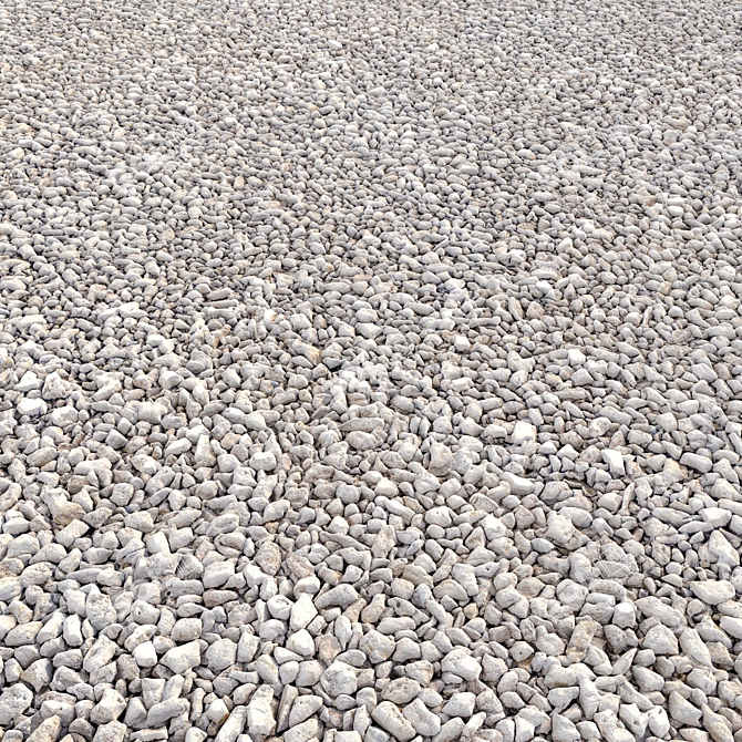 Premium Gravel Set: High-Quality Textures & Multiple Options 3D model image 2