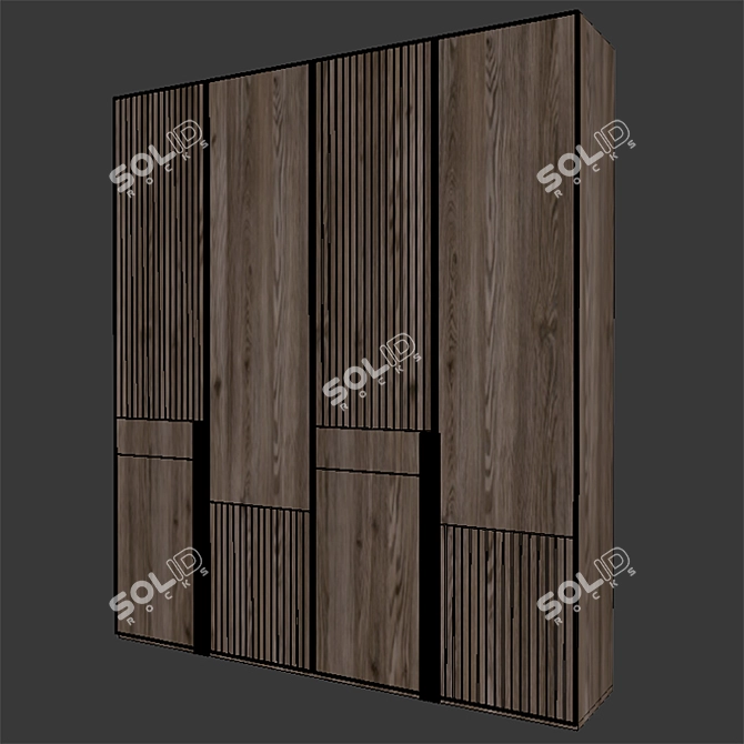 Sleek Shelf Design 008 3D model image 3