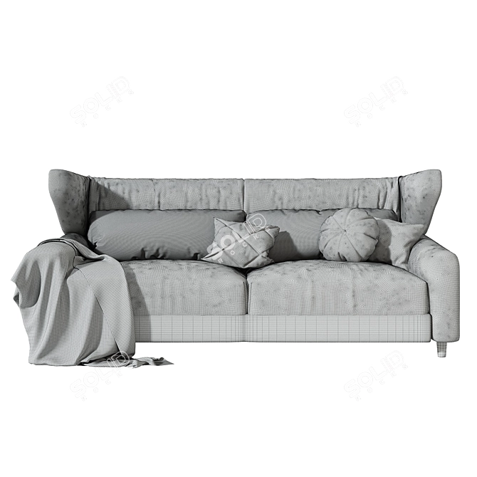 Modern Sancal FOLK Sofa 3D model image 5