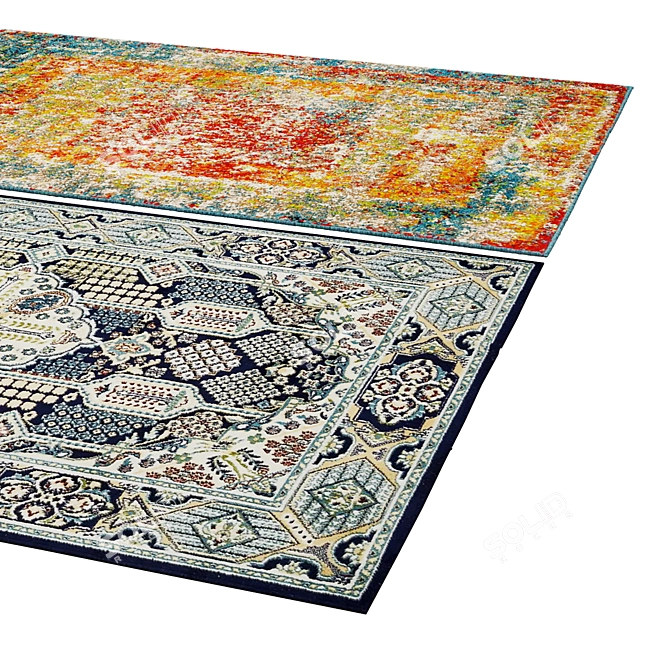 Polys: 3 888, Vets: 4 004 - Extra Durable Rug 3D model image 2