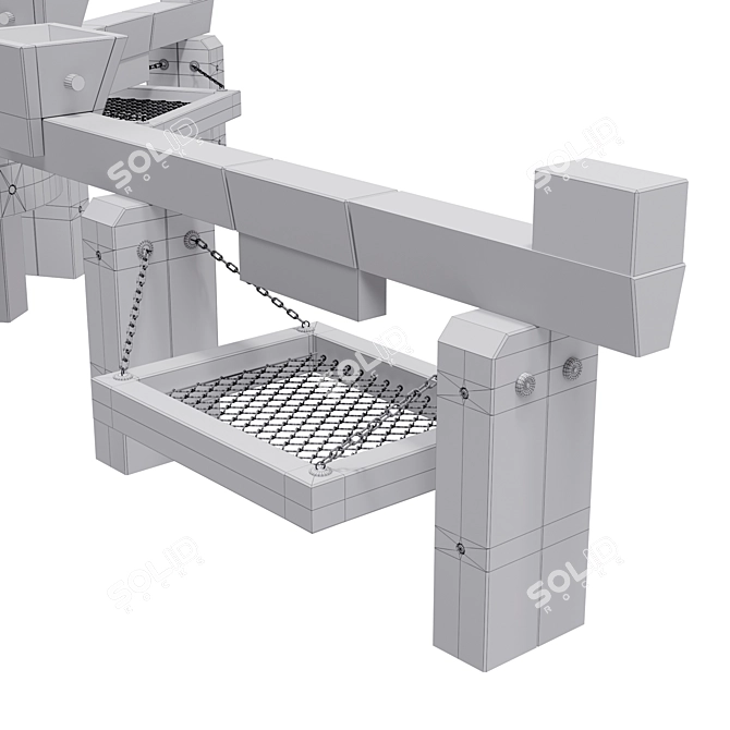 Richter Sand Play Set with Conveyor Track 3D model image 4