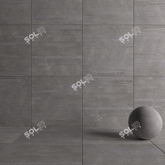 Smoke Hangar: 120x120 Floor Tile 3D model image 4