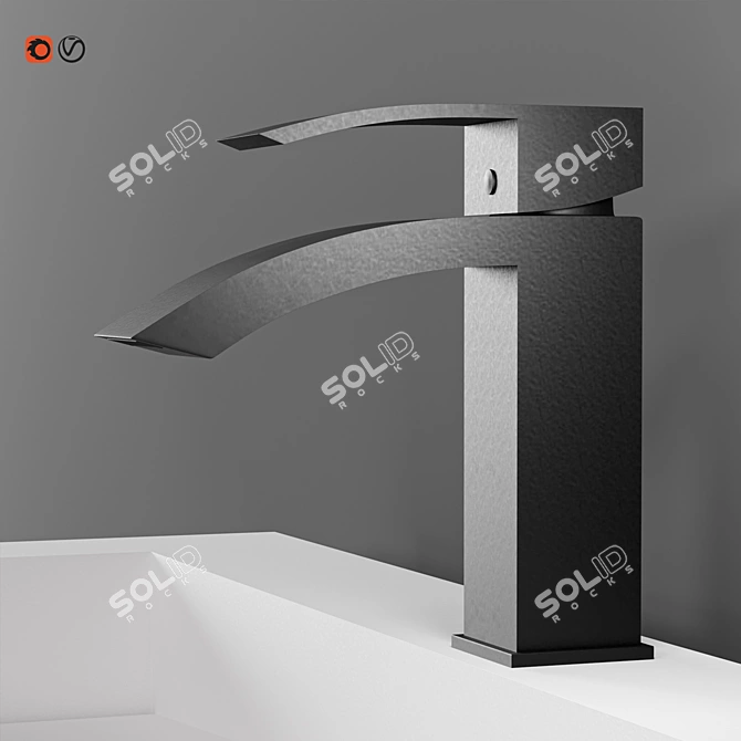 Sleek Custom DuPont Basin 3D model image 5