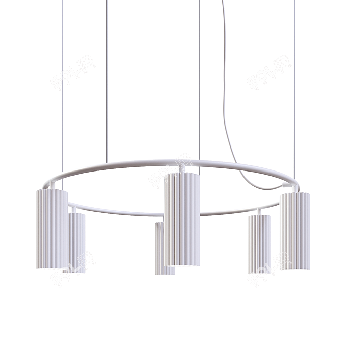 Elegant PHOLC Donna P Chandelier 3D model image 2