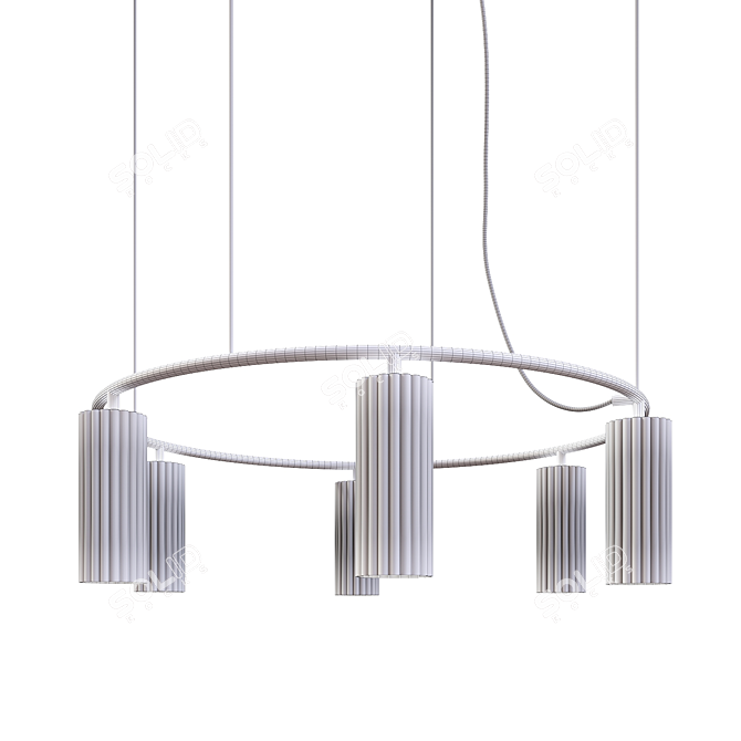 Elegant PHOLC Donna P Chandelier 3D model image 4