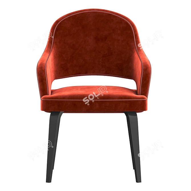 Elegant Knoll Saarinen Armchair 3D model image 2