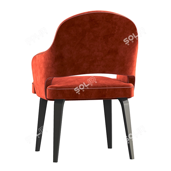 Elegant Knoll Saarinen Armchair 3D model image 4