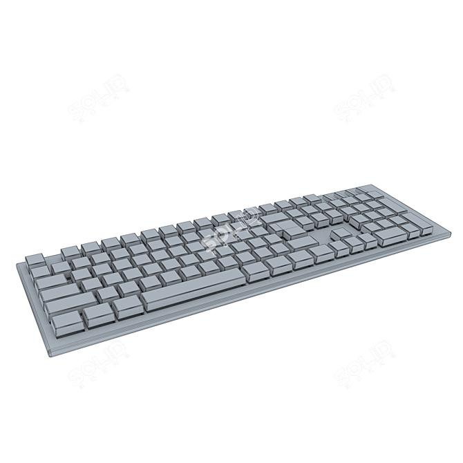 Advanced 2015 Keyboard 3D model image 4
