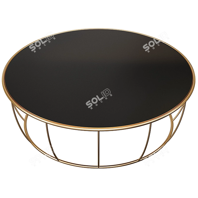 Modern Amburgo Coffee Table 3D model image 2