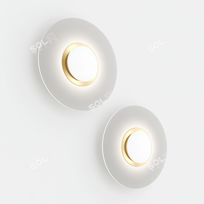 Sleek and Stylish GROK Wall Lamps 3D model image 4