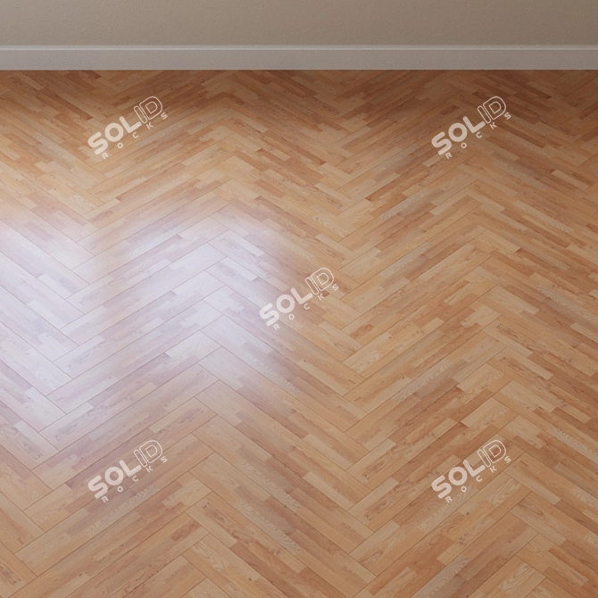 Rustic Monticello Cherry Wood 3D model image 4