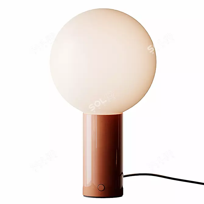 Sleek ORB Table Lamp: Illuminate in Style 3D model image 1