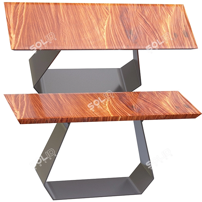 Amond Console: Stylish and Space-Saving 3D model image 7