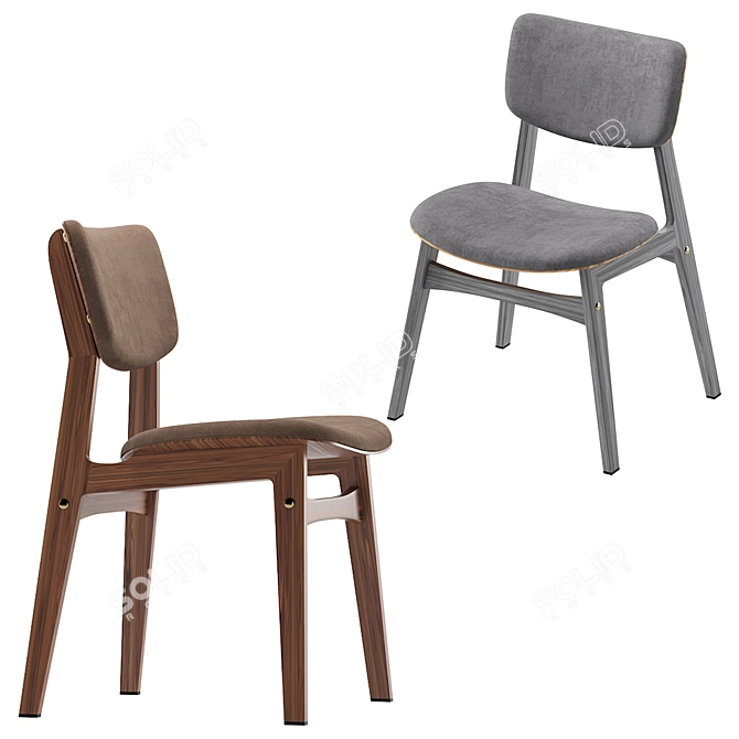 The Idea: Modern Soft Chair 3D model image 2