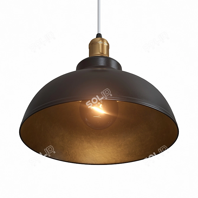 Spool Hanging Lamp - Skarlat LS 1079-290-1L 3D model image 2