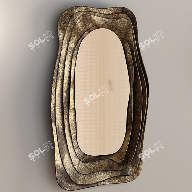 Reflections of Elegance: Kumi Mirror 3D model image 4