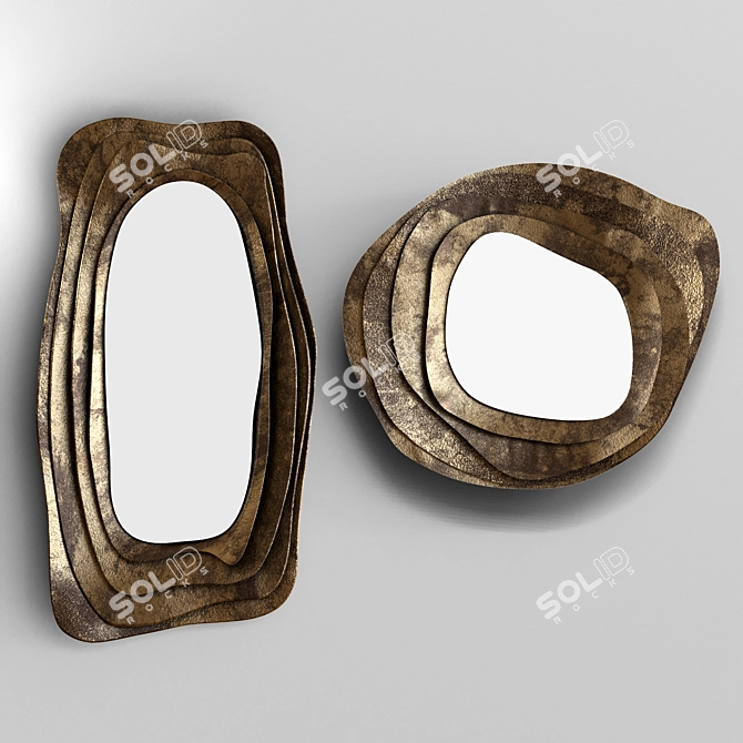 Reflections of Elegance: Kumi Mirror 3D model image 5