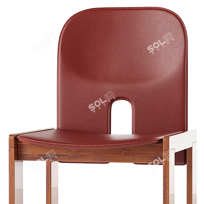 Cassina Scarpa Dining Chairs: Modern and Stylish 3D model image 2