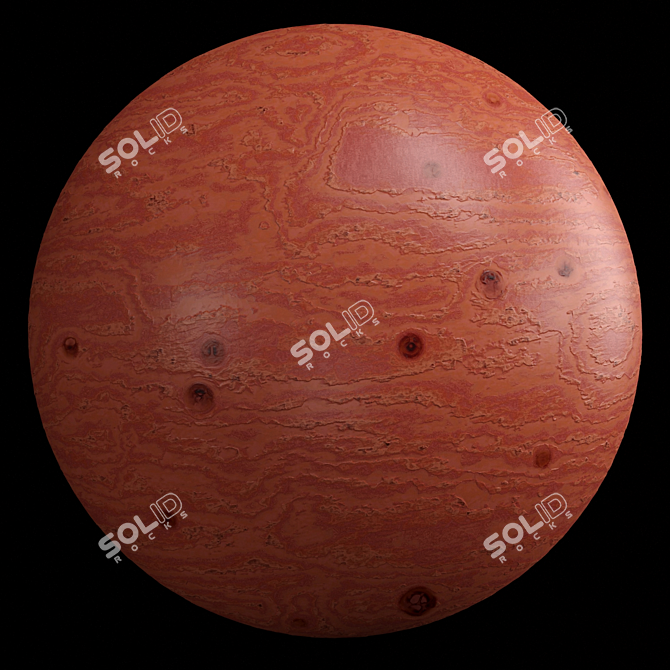 5 Color Wood Materials - PBR 4k 3D model image 4