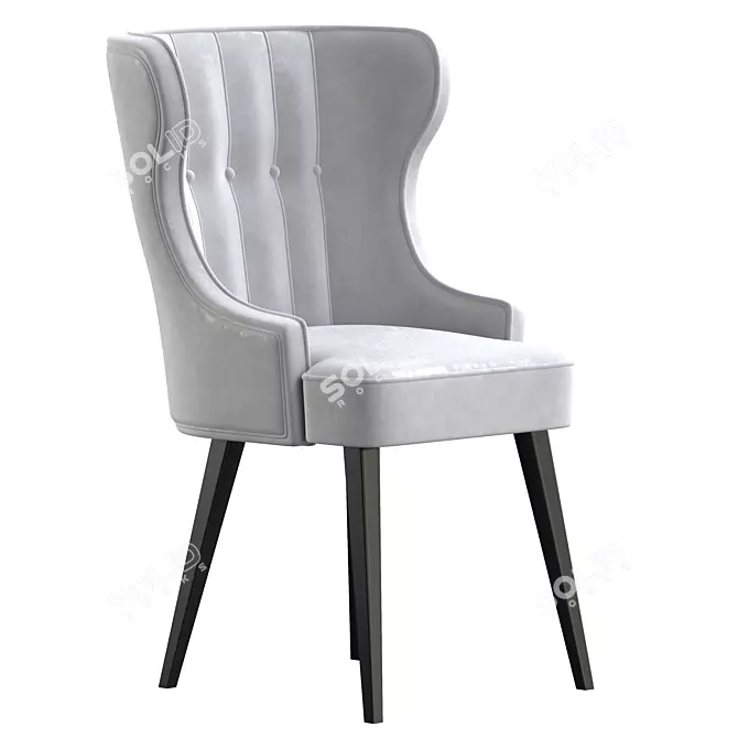 Versave Home Armchair: Stylish Comfort 3D model image 1