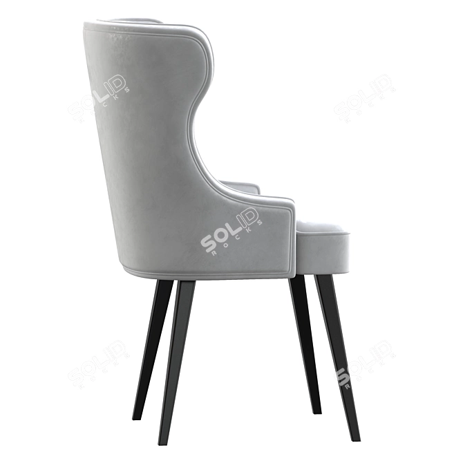 Versave Home Armchair: Stylish Comfort 3D model image 4