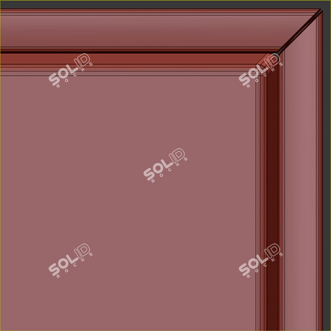 Modern Frame Collection: 700*700 mm, Unwrapped UVs, 2000*2000 pixels 3D model image 3