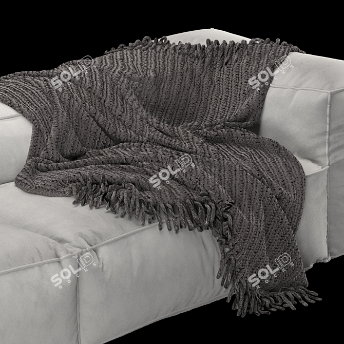 NeoWall Modular Sofa: Proportional Comfort 3D model image 4