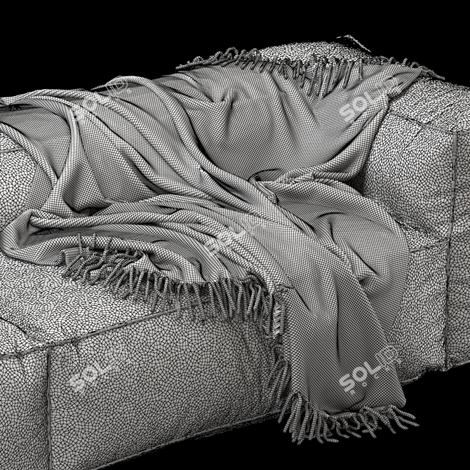 NeoWall Modular Sofa: Proportional Comfort 3D model image 5