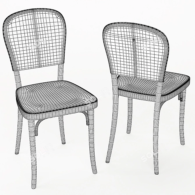Modern Cafe Chair: Vilda 4 3D model image 5