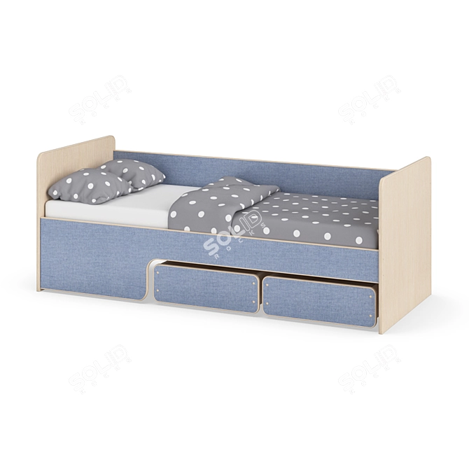 Modular Children's Bed - Legenda K40A 3D model image 2