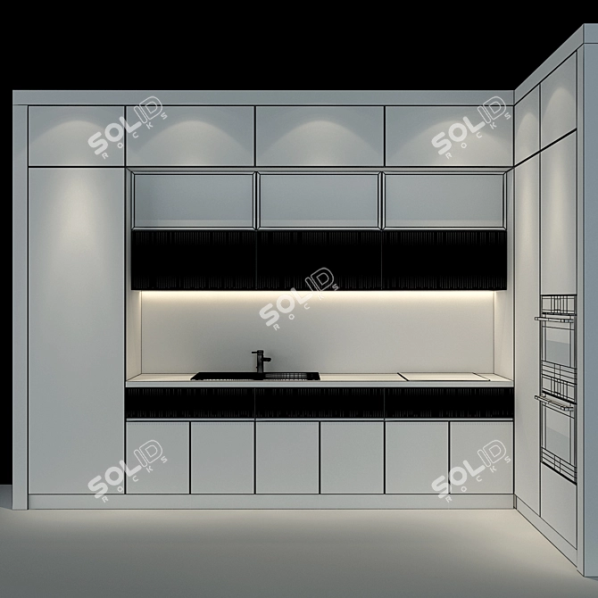 Complete Kitchen Set 53: Modern & Functional 3D model image 2