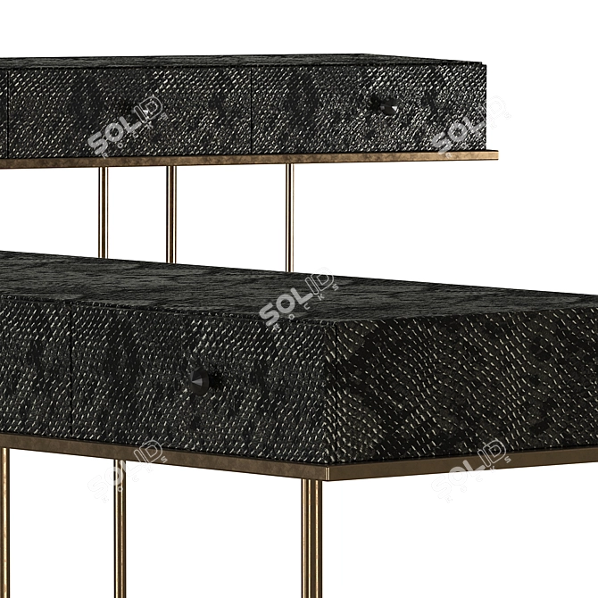 Burlesque Console: Elegant and Seductive 3D model image 2