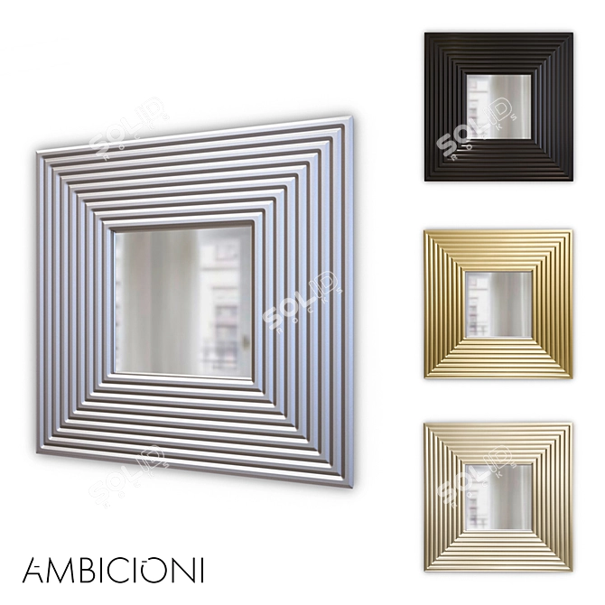 Larino Symmetry Mirror: Elegant and Versatile 3D model image 1