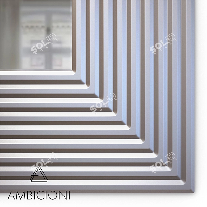 Larino Symmetry Mirror: Elegant and Versatile 3D model image 3