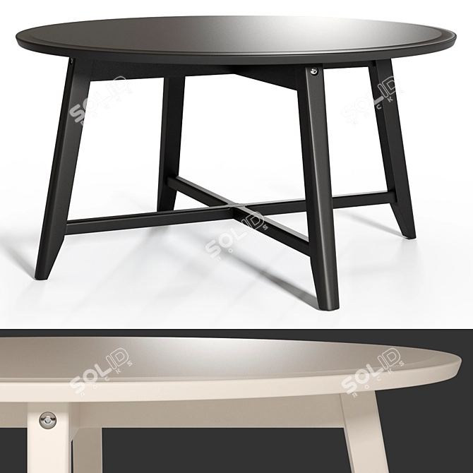 Modern Minimalist Coffee Table 3D model image 1