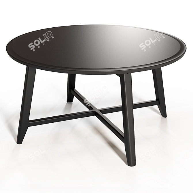 Modern Minimalist Coffee Table 3D model image 4