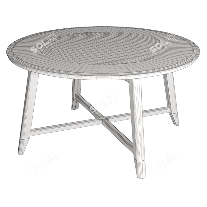 Modern Minimalist Coffee Table 3D model image 5