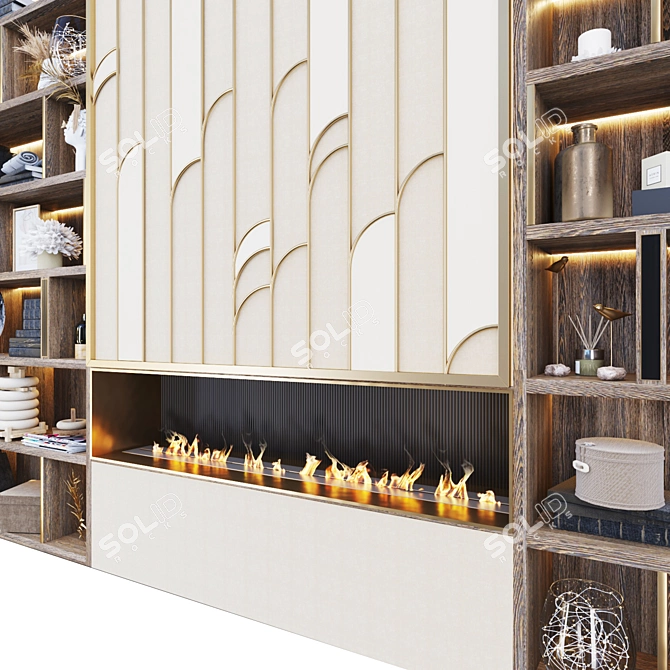 Elegant Fire Illuminator 3D model image 4