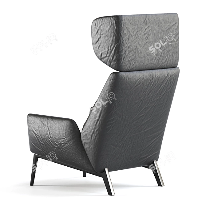 Elegant Hermann Armchair: Modern Design 3D model image 4