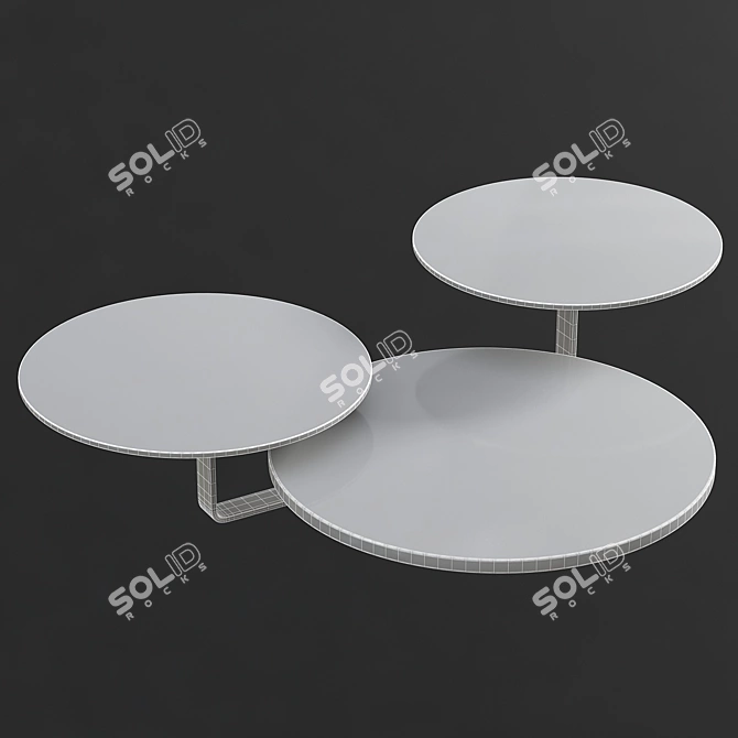 Elegant Tiago Coffee Table 3D model image 2