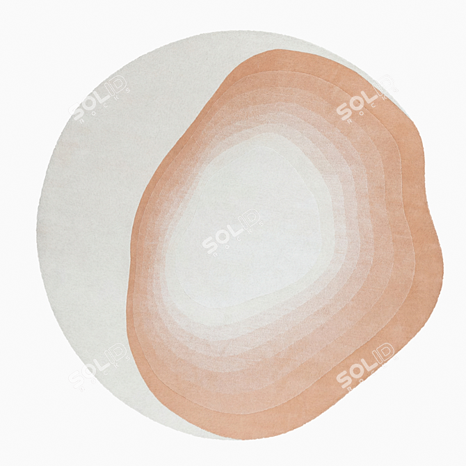 Vibrant Radiance Rug 3D model image 1