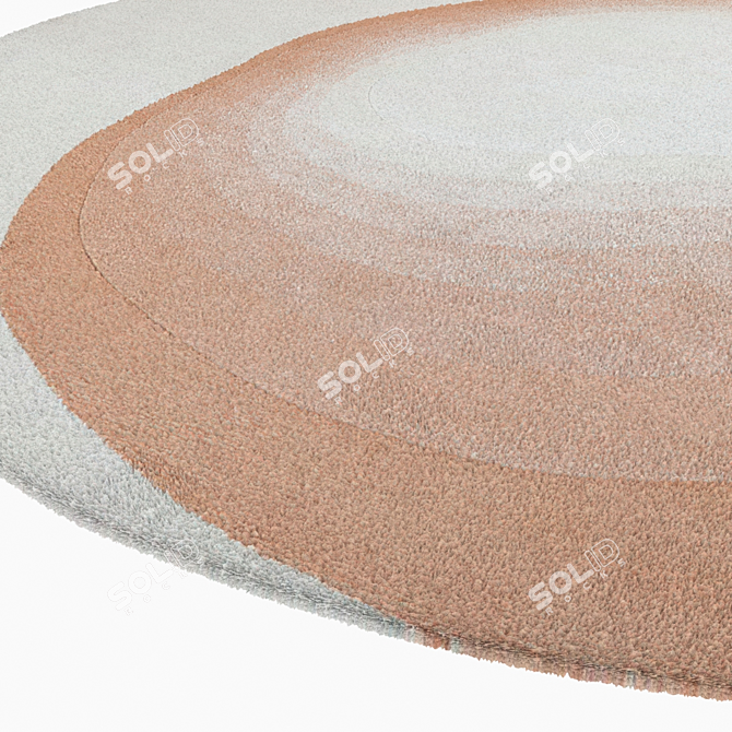 Vibrant Radiance Rug 3D model image 2