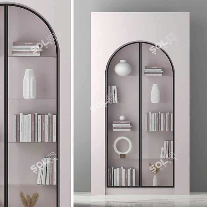 Versatile Display Cupboard Set 3D model image 1